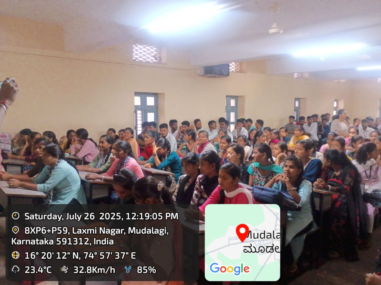 Students in a Swanirbhar training session
